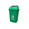 Thùng rác nhựa 60L nắp lật màu Xanh 9 Thùng rác 60L nắp lật màu xanh-aaa