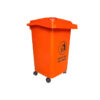 Thùng Rác 60 Lít Có Bánh Xe Màu Cam dòng Thùng Rác Sinh Hoạt 10 TOÀN CẢNH - Thùng rác nhựa 60L màu cam 9