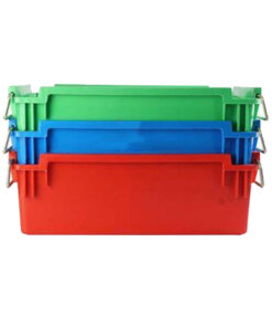 Thùng nhựa đặc A2 có quai sắt 7 Thùng nhựa đặc A2 có quai sắt