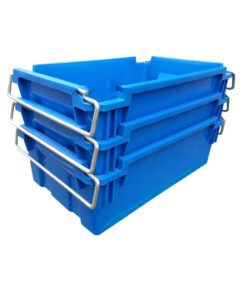 Thùng nhựa đặc A2 có quai sắt 5 Thùng nhựa đặc A2 có quai sắt