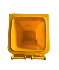 Thùng rác nhựa 120L màu vàng 6 Thùng rác nhựa 120L màu vàng (2)