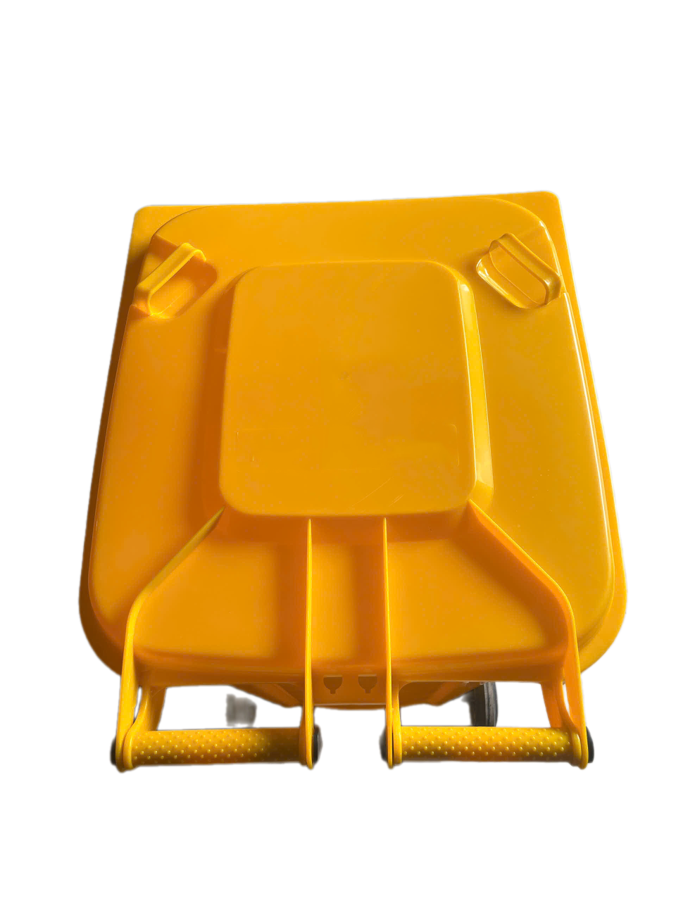 Thùng rác nhựa 240L màu vàng 4 Thùng rác nhựa 240L màu vàng 4