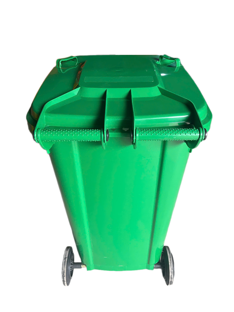 Thùng rác nhựa 240L màu xanh 2 Thùng rác nhựa 240L màu xanh (2)