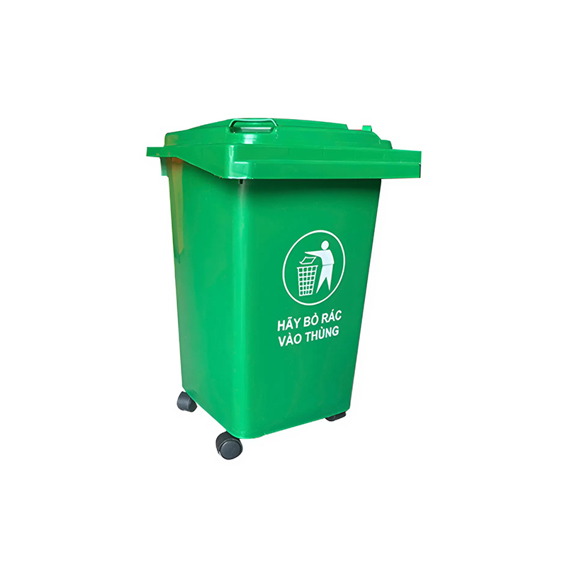 Thùng Rác 60 Lít Có Bánh Xe Màu Xanh dòng Thùng Rác Sinh Hoạt 1 Thùng rác nhựa 60L màu xanh (1) 111