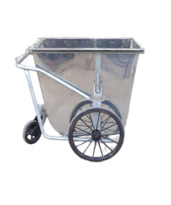 Xe gom rác 500 lít Inox