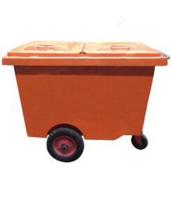 Xe thùng rác đẩy tay 1000 lít giá rẻ, giao hàng tận nơi